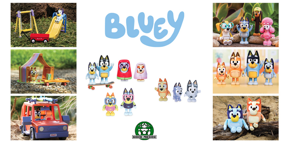 I giocattoli della cucciola Bluey arrivano in Italia - Licensing