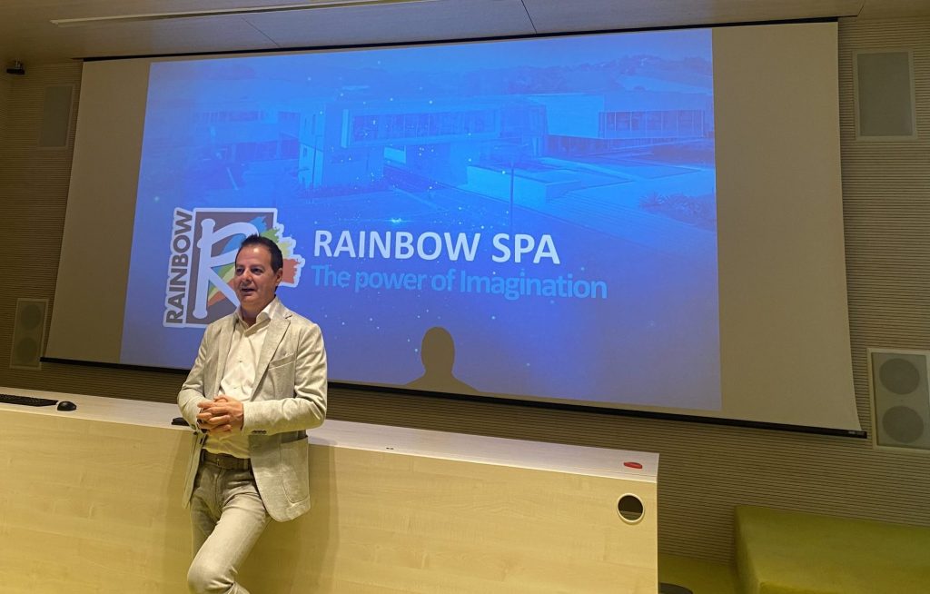 Iginio Straffi in azienda 2023