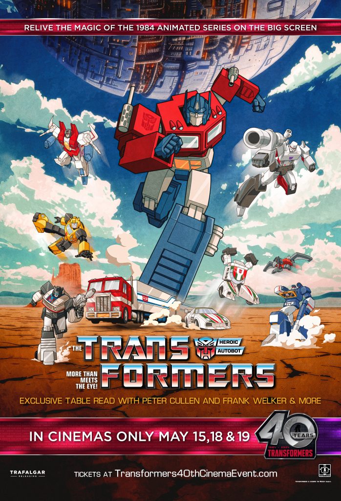 TILL ALL ARE ONE TRANSFORMERS 40th ANNIVERSARY EVENT POSTER